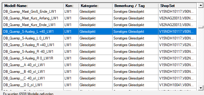 8. Ergebnis-Liste